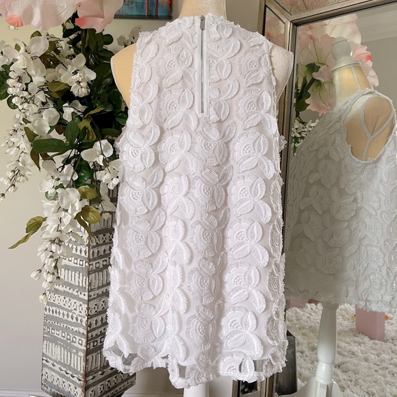 Alfani Lace Sleeveless Top - Picture 2 of 5